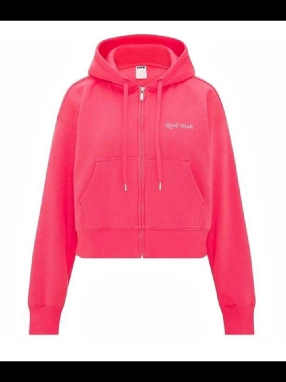 Victoria's Secret PINK Zip-Up Hoodie in Pink Like New